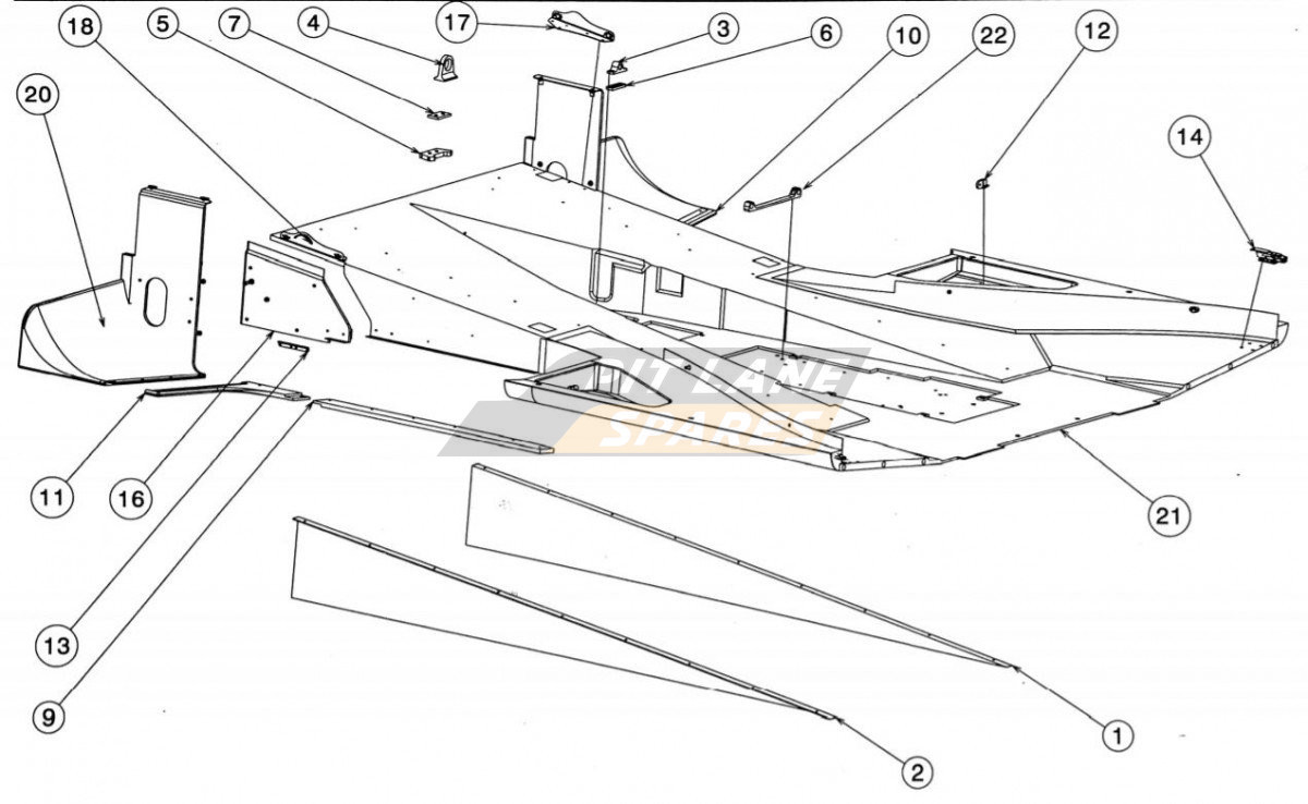 REAR DIFFUSER ASSY Diagram